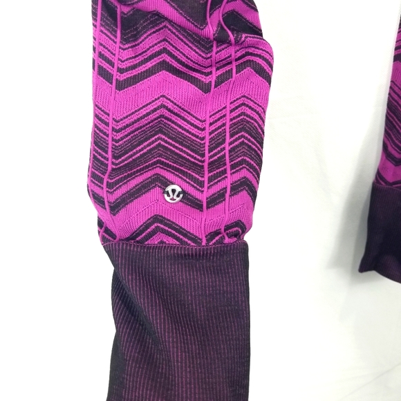 Lululemon Leggings Ebb To Street Pant Heathered Regal Plum Chevron leggins - Picture 8 of 12